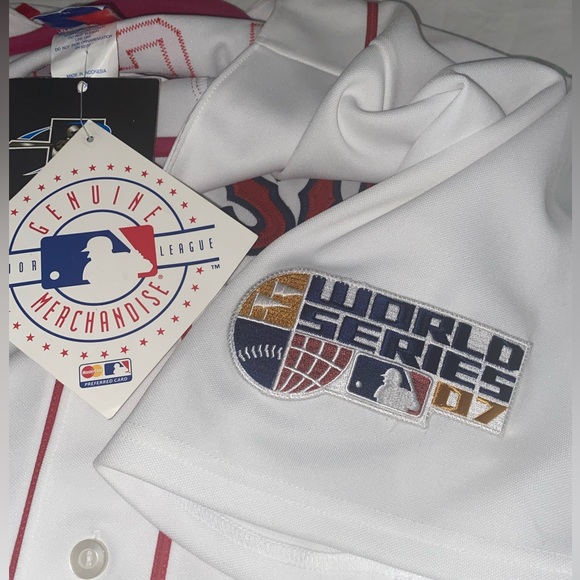 Red Sox Baseball ELLSBURY JERSEY Genuine Merch Maj 07 World Series MLB XL - Picture 2 of 15